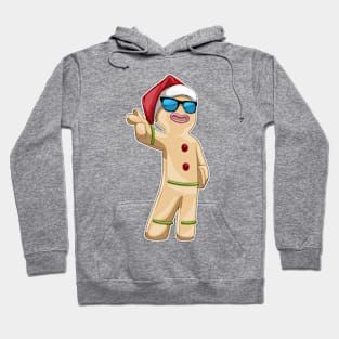 Gingerbread man Christmas Sunglasses Hoodie